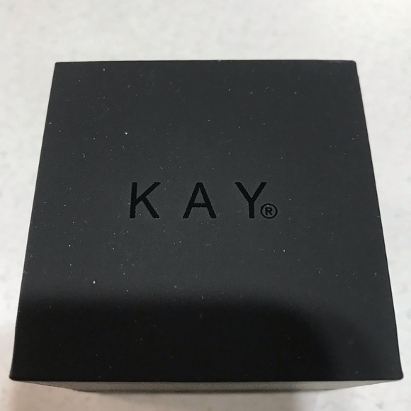 Oval Cut Amethyst Diamond Engagement Ring 3/4 ct TW 14k White Gold Kay S… - Picture 9 of 9